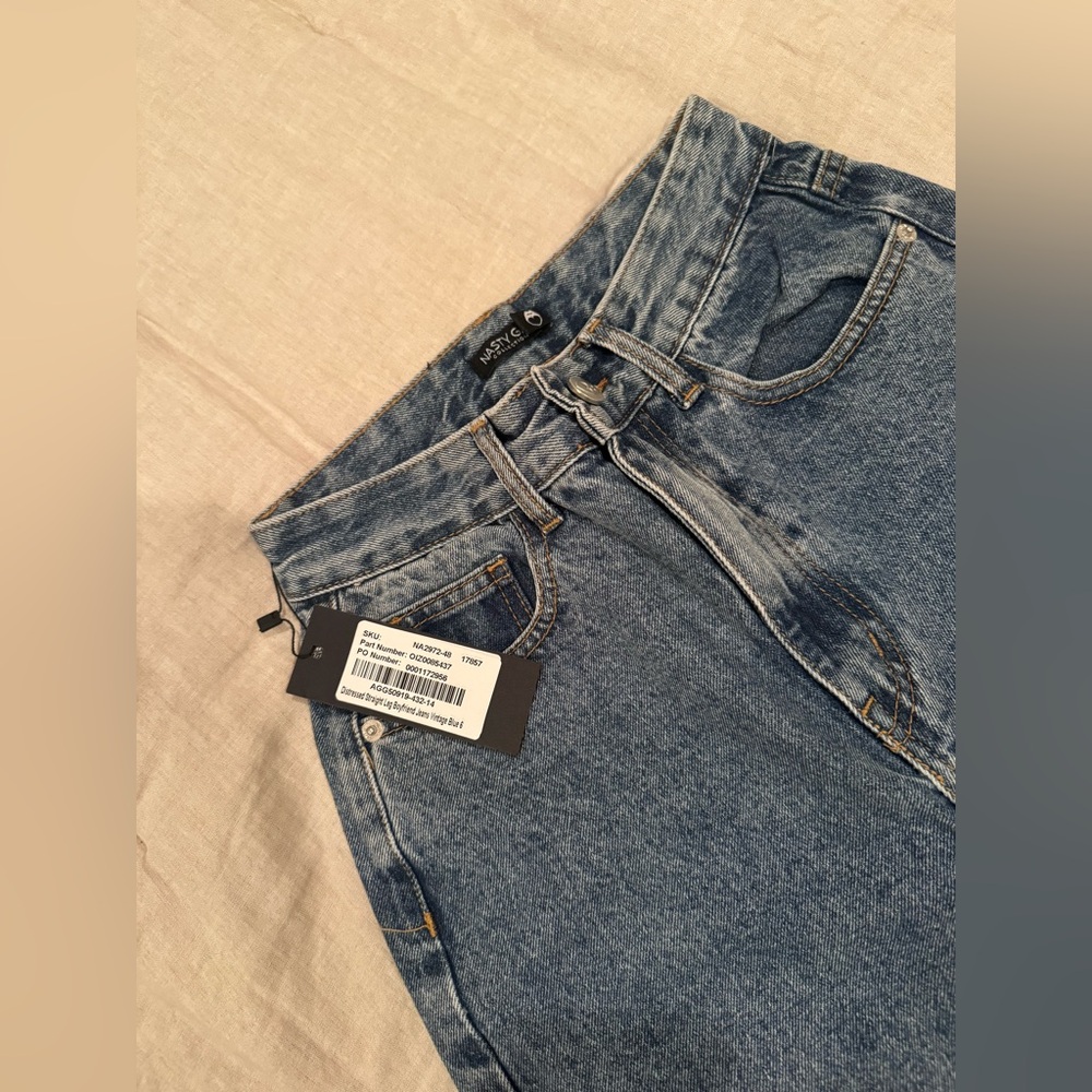 NWTs Nasty Gal Light Blue Denim - Picture 2 of 4